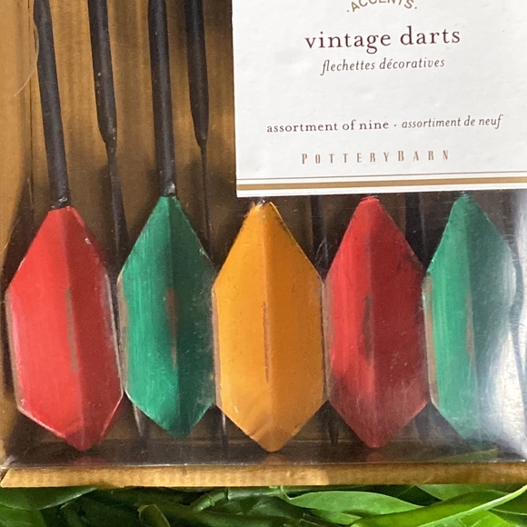 Pottery Barn Rustic Vintage Decorative Accent Darts Vase Filler 🎯 - Picture 5 of 12